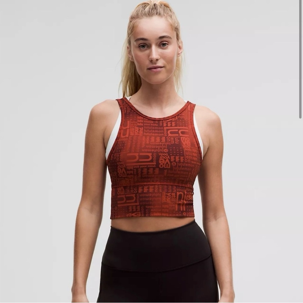 *SOLD* Lululemon 🍋 Power Pivot Everlux Tank Top *Motif